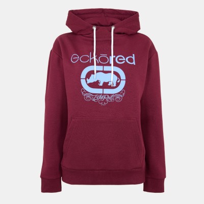 дамски,суичър,дамски,горнища,с,качулка,ecko,madison,oh,hoody,womens,burgundy