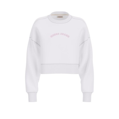 дамски,горнища,с,качулка,дамски,ежедневни,облекла,guess,guess,crop,swater,ld62,white