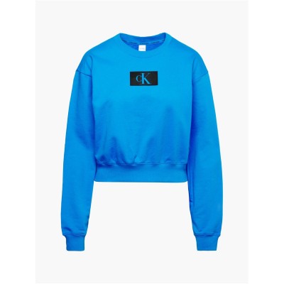 блуза,дамски,блузи,calvin,klein,lounge,sweatshirt,brilliant,blue