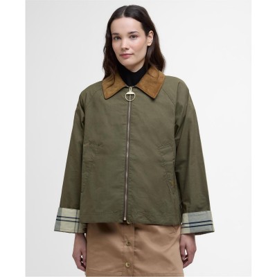 дамски,якета,и,палта,barbour,women's,catlin,showerproof,cotton,long,sleeve,rain,anorak,dusk,green,tart