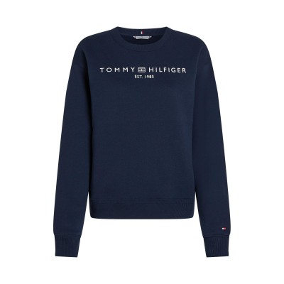 блуза,дамски,ежедневни,облекла,tommy,hilfiger,pullover,sweatshirt,dark,night,navy
