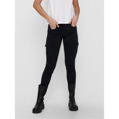 панталони,дамски,къси,панталони,only,miss,cargo,trousers,black