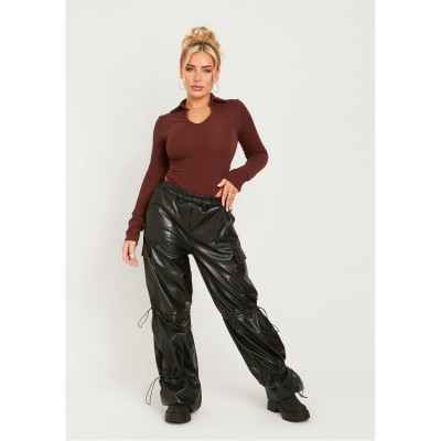 панталони,дамски,къси,панталони,missy,empire,toggle,cargo,trousers,black