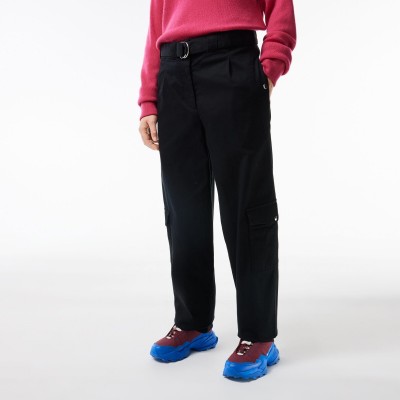 дамски,панталони,дамски,чорапогащи,и,клинове,lacoste,women,s,cargo,trousers,black