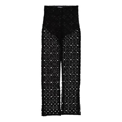 дамски,панталони,off,white,women,s,knitted,trousers,black