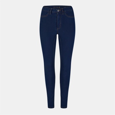 клин,дамски,дънки,vila,jeggings,dark,blue,denim
