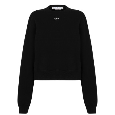 дамска,риза,с,дълъг,ръкав,off,white,women,s,stamp,cotton,long,sleeve,crew,sweatshirt,black,1001