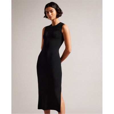 рокля,дамски,поли,и,рокли,ted,baker,women's,polyan,bodycon,dress,black