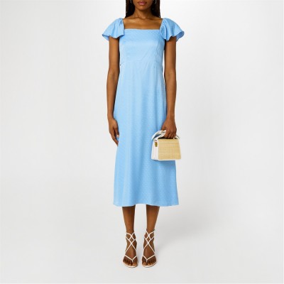 рокля,дамски,поли,и,рокли,nobodys,child,elsie,tea,dress,blue,heart