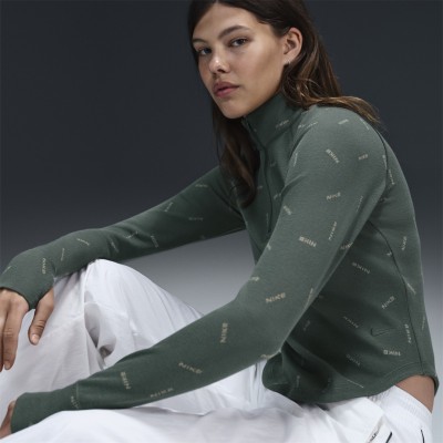 суичър,дамски,горнища,с,качулка,дамски,ежедневни,облекла,nike,nike,long,sleeve,logo,hoodie,green,army