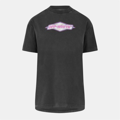 тениска,дамски,топове,off,white,women's,roses,wash,t,shirt,black