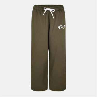 анцуг,дамски,чорапогащи,и,клинове,дамски,анцузи,дамски,ежедневни,облекла,дамски,екипи,polo,ralph,lauren,wide,leg,jogging,bottoms,canopy,olive