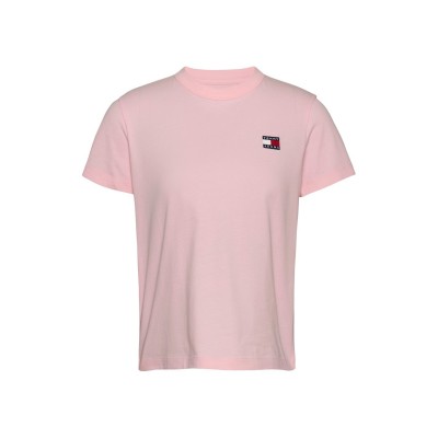 дамски,топове,tommy,jeans,tjw,reg,badge,tee,precious,pink