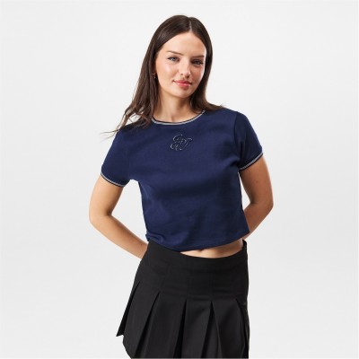 дамски,тениски,дамски,топове,jack,wills,logo,tee,navy,white