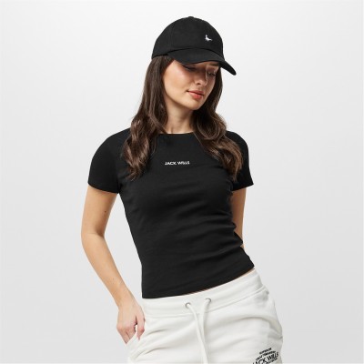 дамски,тениски,дамски,топове,jack,wills,baby,tee,black