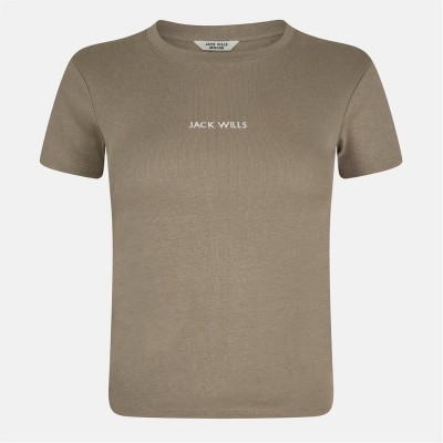 дамски,тениски,дамски,топове,jack,wills,baby,tee,taupe