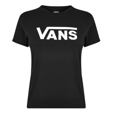 тениска,дамски,топове,vans,logo,t,shirt,black