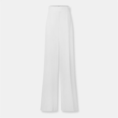 панталони,дамски,чорапогащи,и,клинове,boss,women's,tezuki,wide,leg,trousers,open,white