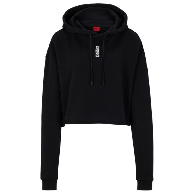 суичър,дамски,горнища,с,качулка,дамски,ежедневни,облекла,hugo,hoodie,black