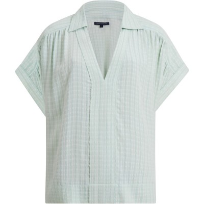 дамски,ризи,french,connection,birch,popover,shirt,40,aqua,foam