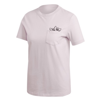 тениска,дамски,топове,adidas,originals,women's,regular,fit,graphic,t,shirt,pink