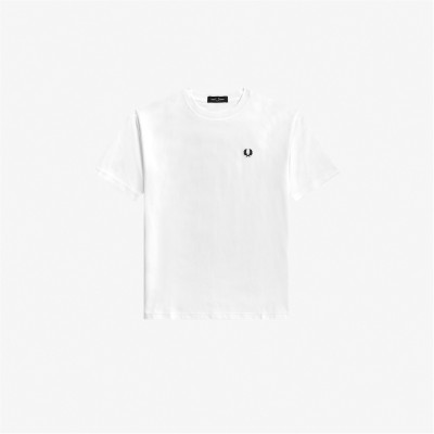 тениска,дамски,топове,fred,perry,women's,logo,regular,fit,t,shirt,100,white