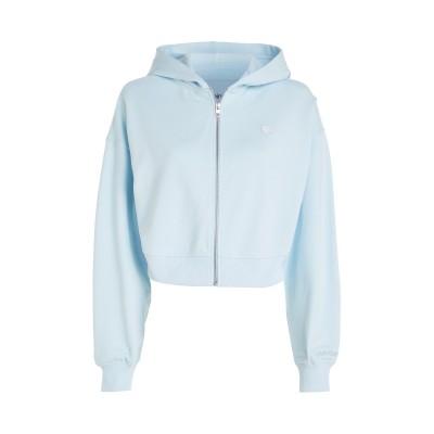 суичър,дамски,горнища,с,качулка,дамски,ежедневни,облекла,calvin,klein,jeans,ck,embro,badge,zip,through,hoodie,keepsake,blue