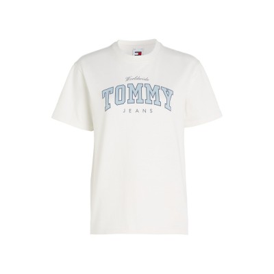 дамски,тениски,tommy,jeans,tj,varsity,tee,ancient,white