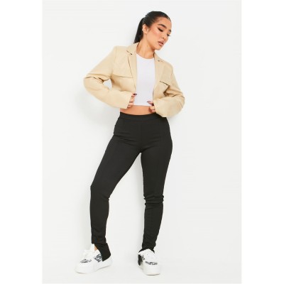 клин,дамски,чорапогащи,и,клинове,missy,empire,rib,leggings,black