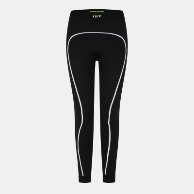 клин,дамски,чорапогащи,и,клинове,дамски,фитнес,облекла,дамски,ежедневни,облекла,off,white,women's,seamless,leggings,black