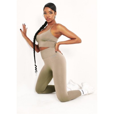 клин,дамски,чорапогащи,и,клинове,missy,empire,sport,seamless,high,waisted,gym,leggings,olive