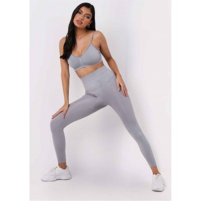 клин,дамски,чорапогащи,и,клинове,missy,empire,waisted,body,sculpting,seamless,leggings,grey