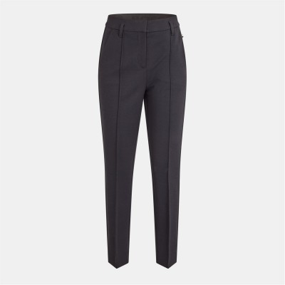 панталони,дамски,чорапогащи,и,клинове,boss,women's,terasy,slim,fit,trousers,open,blue