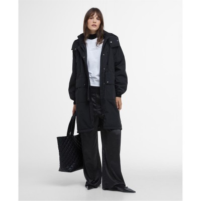 дамски,якета,и,палта,barbour,international,women's,kaylee,insulated,showerproof,rain,anorak,black