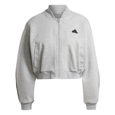 дамско,яке,промоция,на,зимни,облекла,разпродажба,adidas,дамски,жилетки,adidas,future,icons,3,stripes,bomber,jacket,womens,med,grey,heath