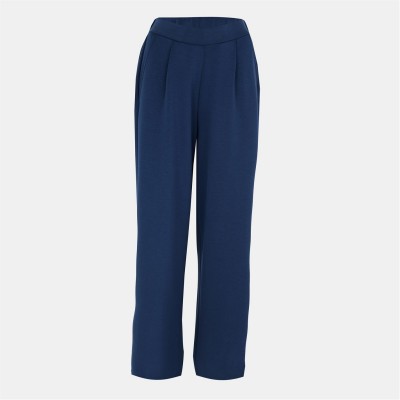панталони,дамски,чорапогащи,и,клинове,french,connection,women's,wide,leg,trousers,midnight,blue