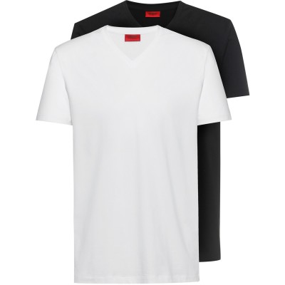 тениска,облекла,на,разпродажба,мъжки,тениски,hugo,hugo,short,sleeve,v,neck,t,shirt,open,misc