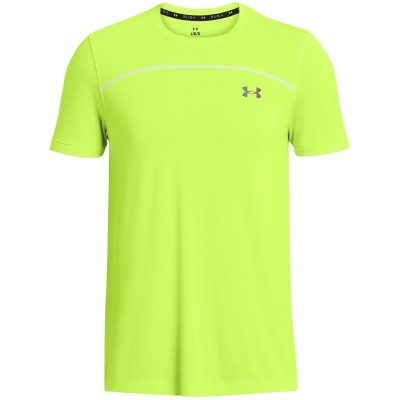 разпродажба,under,armour,under,armour,men's,rush,seamless,short,sleeve,performance,gym,top,yellow