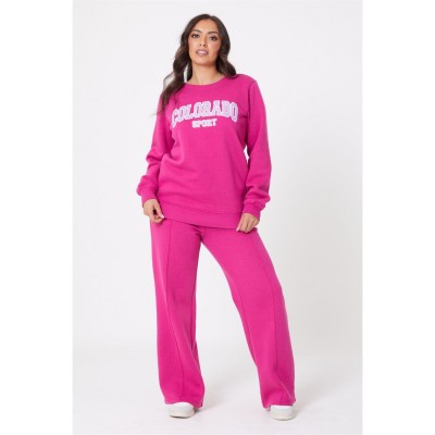 дамски,къси,панталони,be,you,colorado,slogan,sweat,set,pink