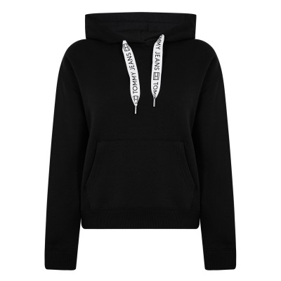 суичър,дамски,горнища,с,качулка,дамски,ежедневни,облекла,tommy,jeans,tj,logo,hoodie,ld42,black