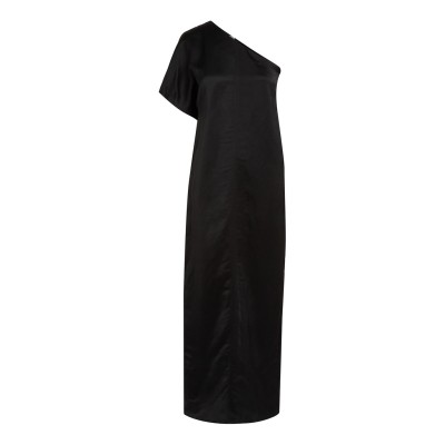 рокля,дамски,поли,и,рокли,calvin,klein,maxi,asymmetrical,dress,ck,black