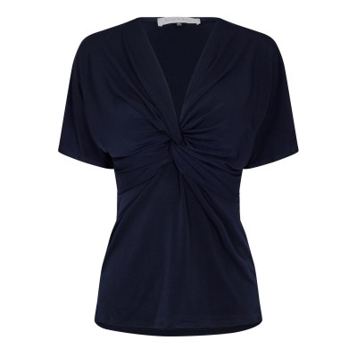 дамски,поли,и,рокли,maison,de,nimes,knotted,top,navy