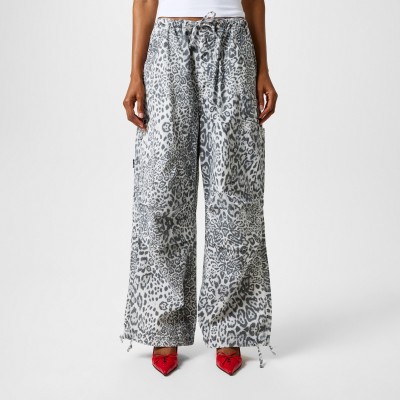 панталони,дамски,чорапогащи,и,клинове,jaded,london,parachute,cargo,pants,snow,leopard