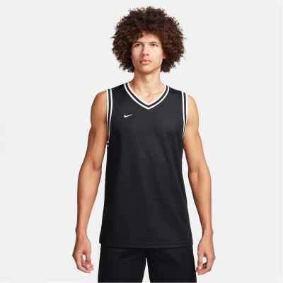 фланелка,баскетболни,облекла,баскетболни,потници,nike,dna,men's,dri,fit,basketball,jersey,black,white
