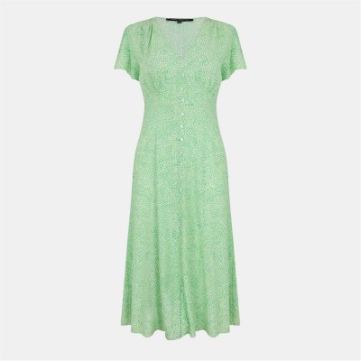 рокля,дамски,поли,и,рокли,french,connection,women's,bernice,tea,dress,minted,green