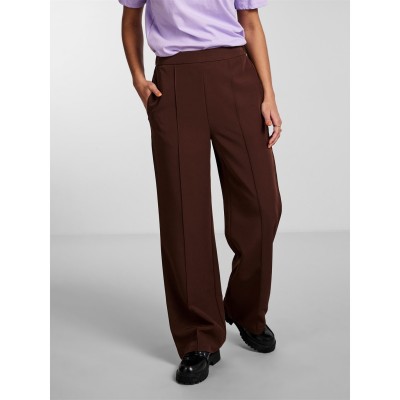 панталони,дамски,долнища,размер+,дамски,облекла,размер,pieces,pieces,hw,wide,pants,ld99,chicry,coffee