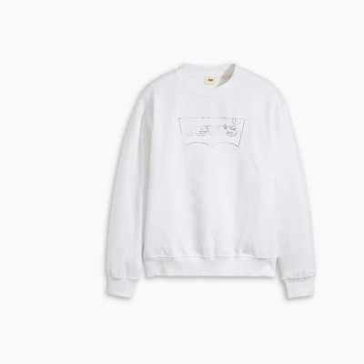 дамски,горнища,с,качулка,дамски,ежедневни,облекла,levis,levis,graphic,crew,ld41,chrome,outline