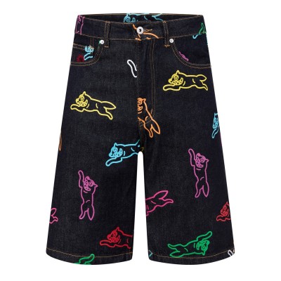 къси,панталони,мъжки,къси,панталони,icecream,men's,all,over,print,denim,shorts,indigo,multi