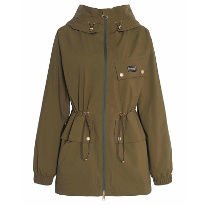 дамски,якета,и,палта,barbour,international,women's,alicia,waterproof,long,sleeve,rain,anorak,empire,green