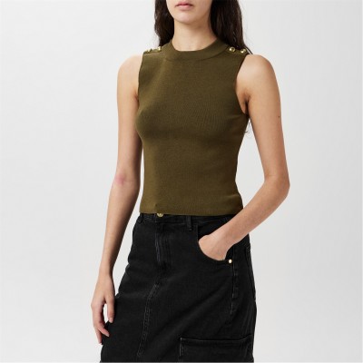 блуза,дамски,плетени,дрехи,дамски,топове,barbour,international,laia,sweater,vest,empire,green